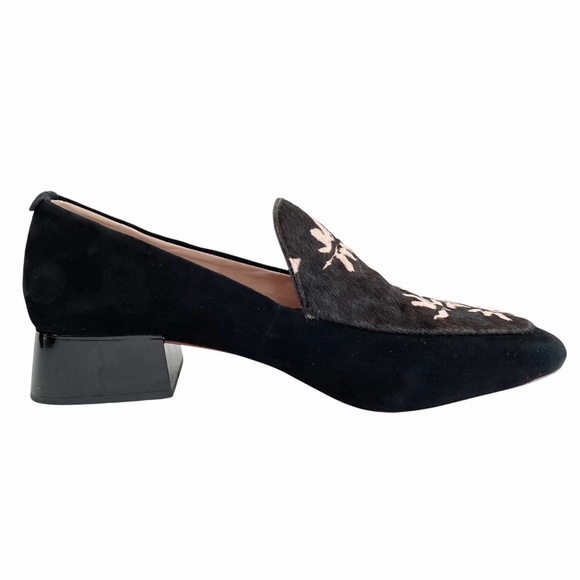 AD & Daughters Calf Hair Floral Loafers Floral 8 - Picture 6 of 9